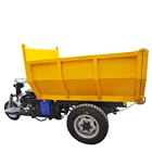 Electric Dump Truck Loading 1-3 Tons Mining Electric 3 Wheel Dumper Tricycle