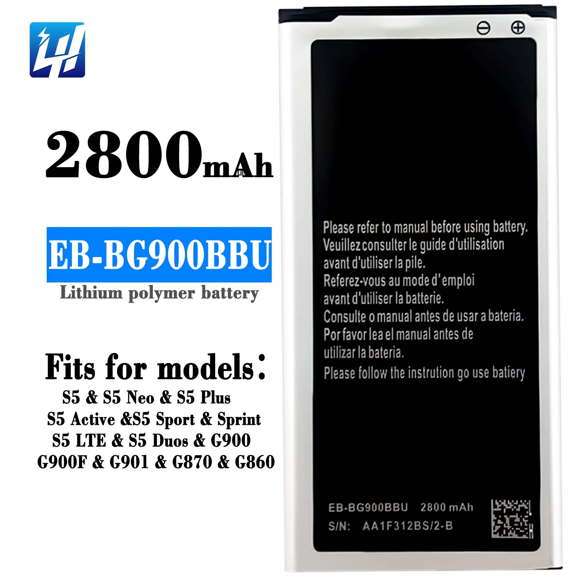 S5 Active Galaxy Sport Samsung Galaxy S5 Battery Original