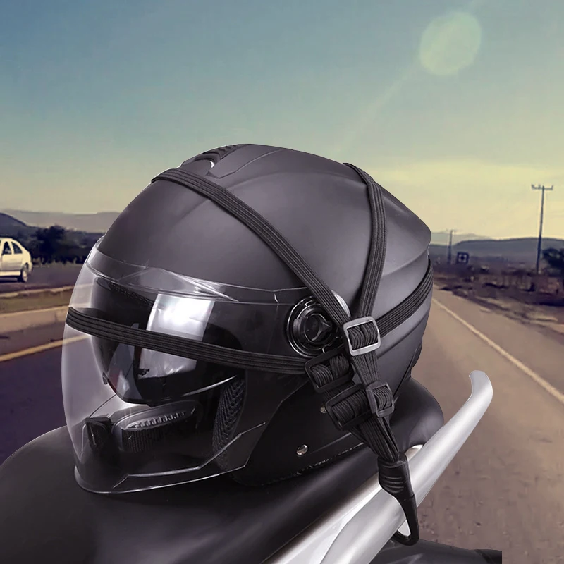 6,7 эластичный мотоциклетный шлем багажная веревка с 2 крючками для велосипеда аксессуары для мотоцикла