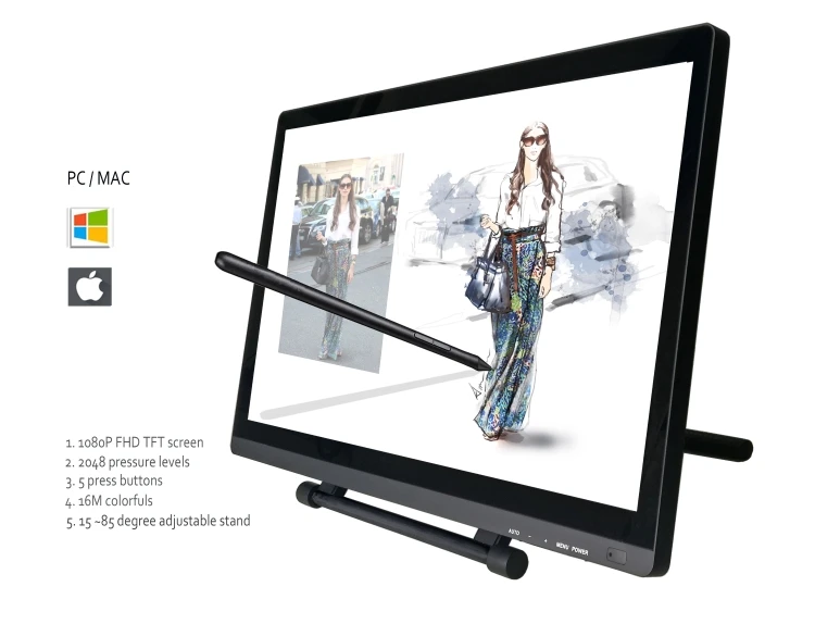 Ugee 2150 Graphic Drawing Tablet - 8192 Levels Pressure Sensitivity