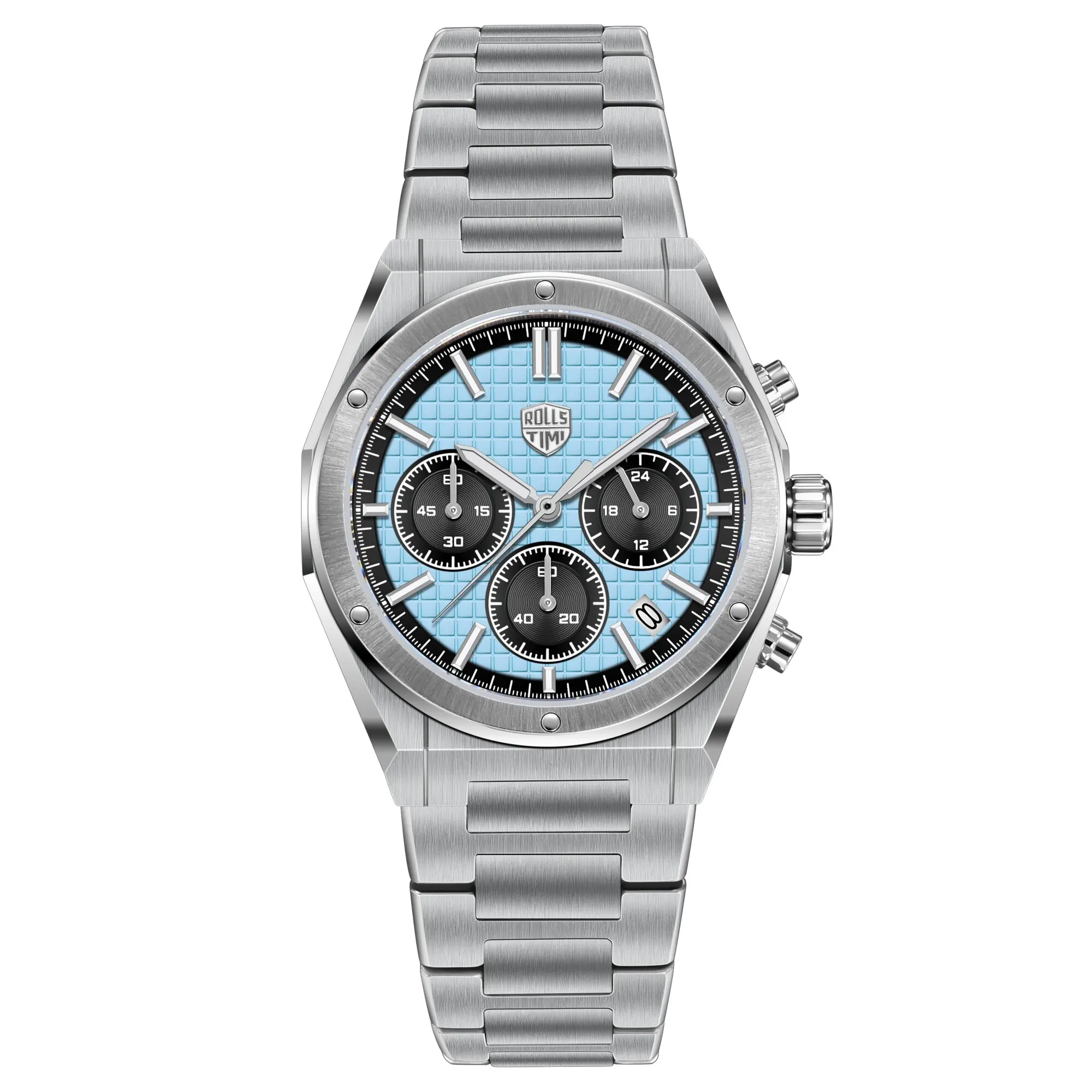 RollsTimi RT-7934 Men's Quartz Watch with Sapphire Glass, TMI VK63