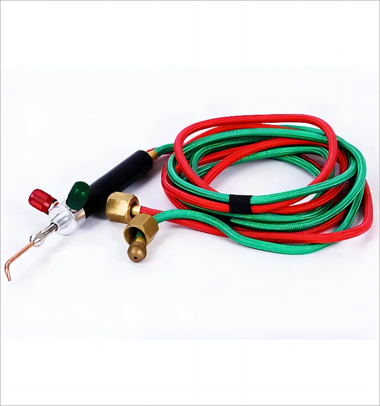 Mini Gas Soldering Gun Kit with 5 Weld Tips Small Torch Welding Kit for Oxygen Cylinders