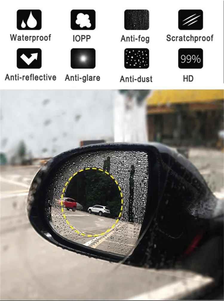 Nano Auto Car Rearview Mirror Anti-fog Film for Car Window Rearview Mirror details