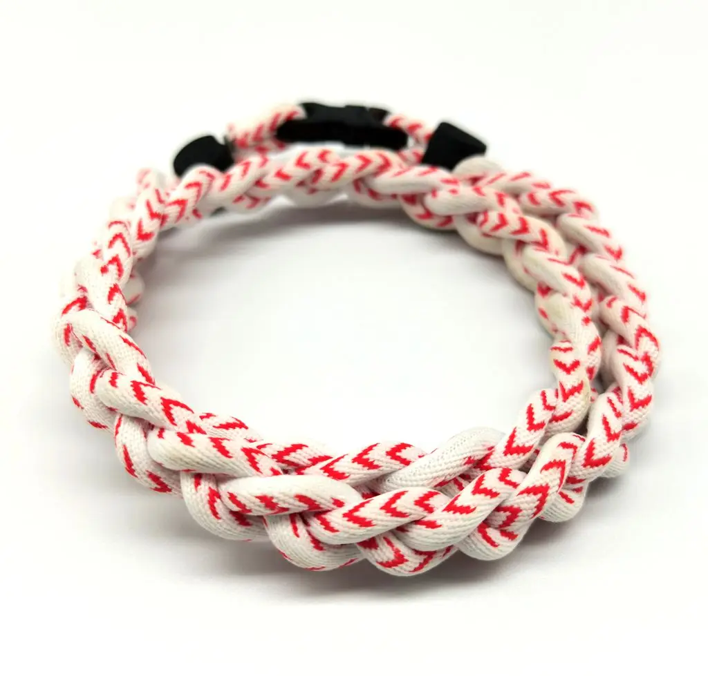 Wholesale Braided Red White Black Baseball Necklace Titanium Rope Braided  Sport 3 Rope Necklace - China Rope Necklace and 3 Rope Necklace price