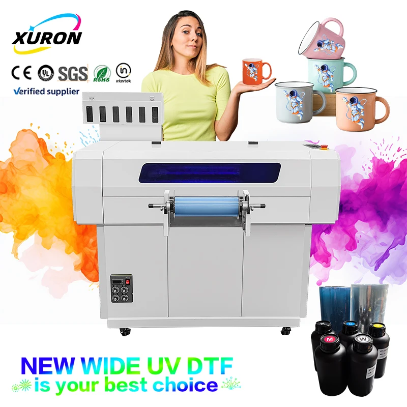 UV DTF Revolution Fast-Drying Eco-Friendly Multisurface Textile Glass Printer New Multifunctional Pigment Ink Mastery