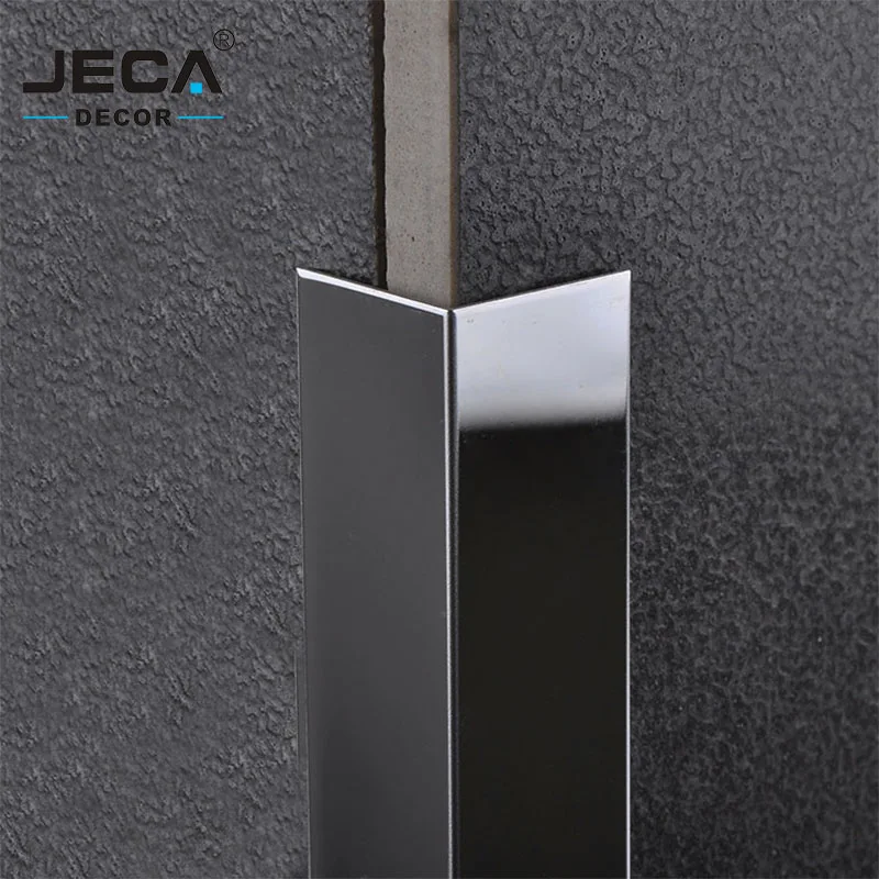 Foshan Factory JECA Outside Corner Protection Profiles for Wall Corner Covers  OEM 304 Stainless Steel Tile Trims Free Sample