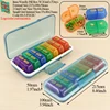 P28 Weedly Pill Box W/4Grid Per Day