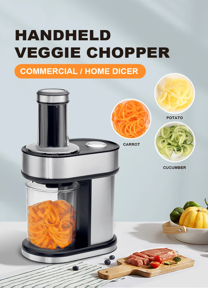 4 In 1 Vegetable Ribbon Cutter,Thick Spiral Slicer Vegetable,Mini