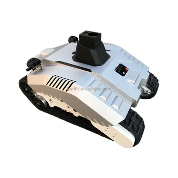 Loading weight 120kg Rubber Tracked Undercarriage Tank chassis rubber crawler Rubber crawler