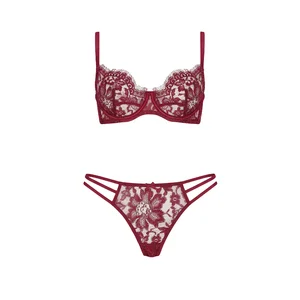 Top Hot Sexy Panties with 18 Years Manufacturing Romantic Sheer Breathable Mesh Lining Sexy Underwear Women Lingerie for Her