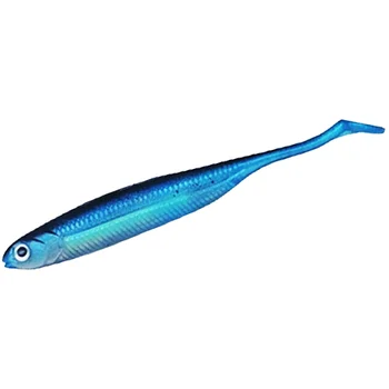 CHEERY Flash-J Shad Soft PVC Fishing Lure Kit 3"2.8g 5"12.6g Senko Worm Jerkbait Swim Bait for Ocean Boat Fishing – Soft Lure – view 2