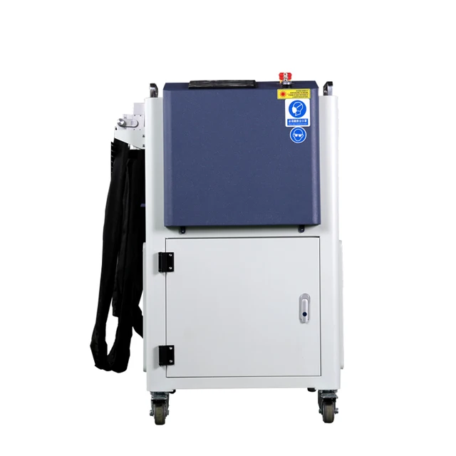 DMK High Efficient CW Raycus MAX  Fiber Laser Cleaning Rust Paint Removal Machine
