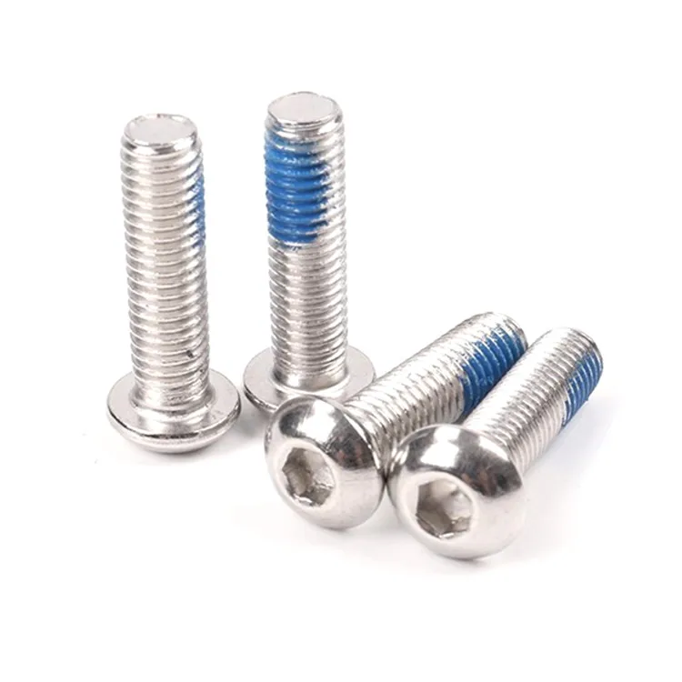 Nylon Lock Patch Thread Hex Socket Button Head Set Screw