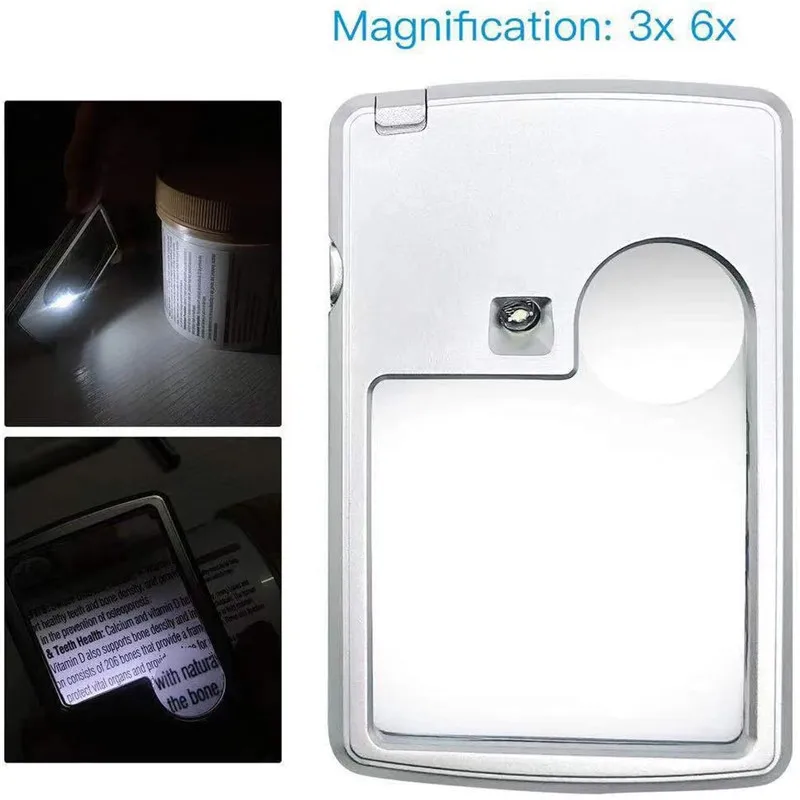 Transparent Double Lens Outdoor Child magnifier