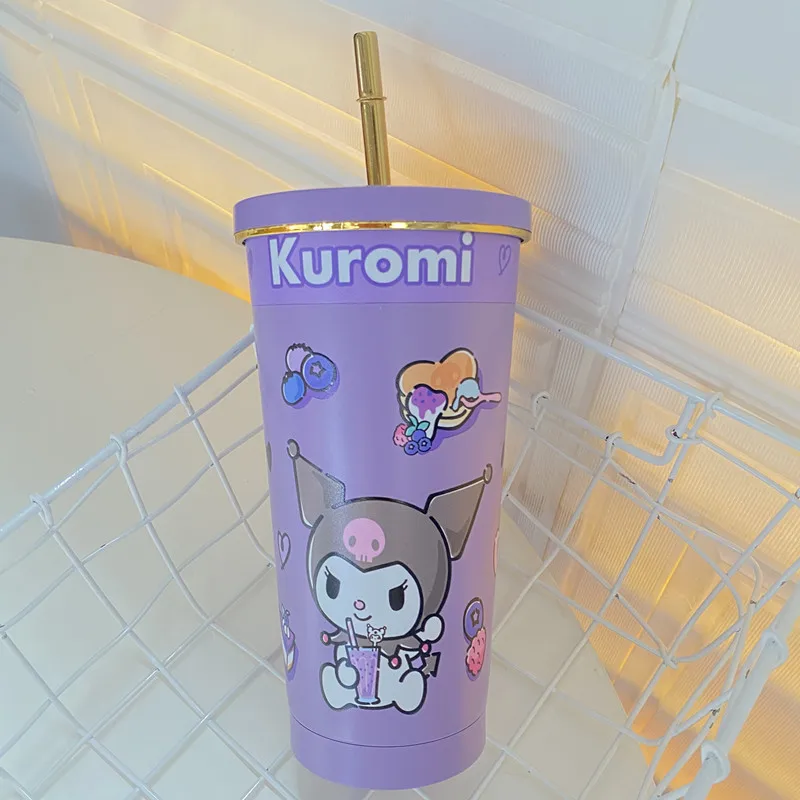 Botu 500ml Tumbler Sanrio Kuromi Melody Kt Drinking Cup Stainless Steel ...