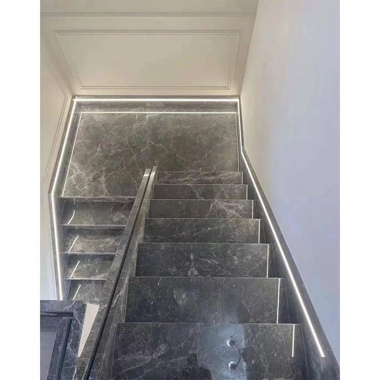 Modern Design Staircase Stairway Luxury Marble Stone Stair Step Tread