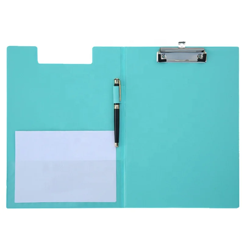 Customizable Cover and Logo Clipboard Folder A4 Size Thickness PP or Pvc Plastic Storage Collapsible Clipboard