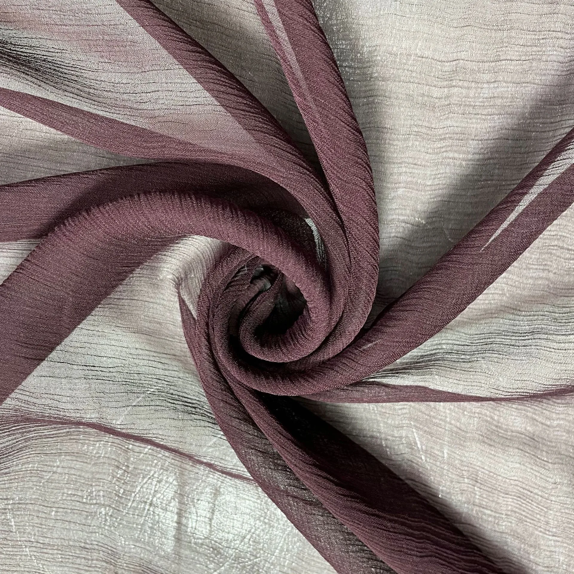 RTS Multiple Colors 5.5mm 140cm Mulberry Silk Crinkle Fabric Pure Silk Crepon Silk Shunyu Crepe Georgette Fabric for Clothing