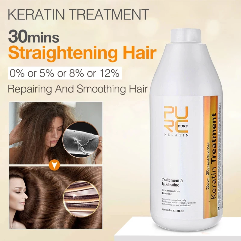 PUR PURE ケラチントリートメント 12％ Amazon.co.jp: ヘアリペアケラチン、ヘアケラチン、Purc 300Mlリペア