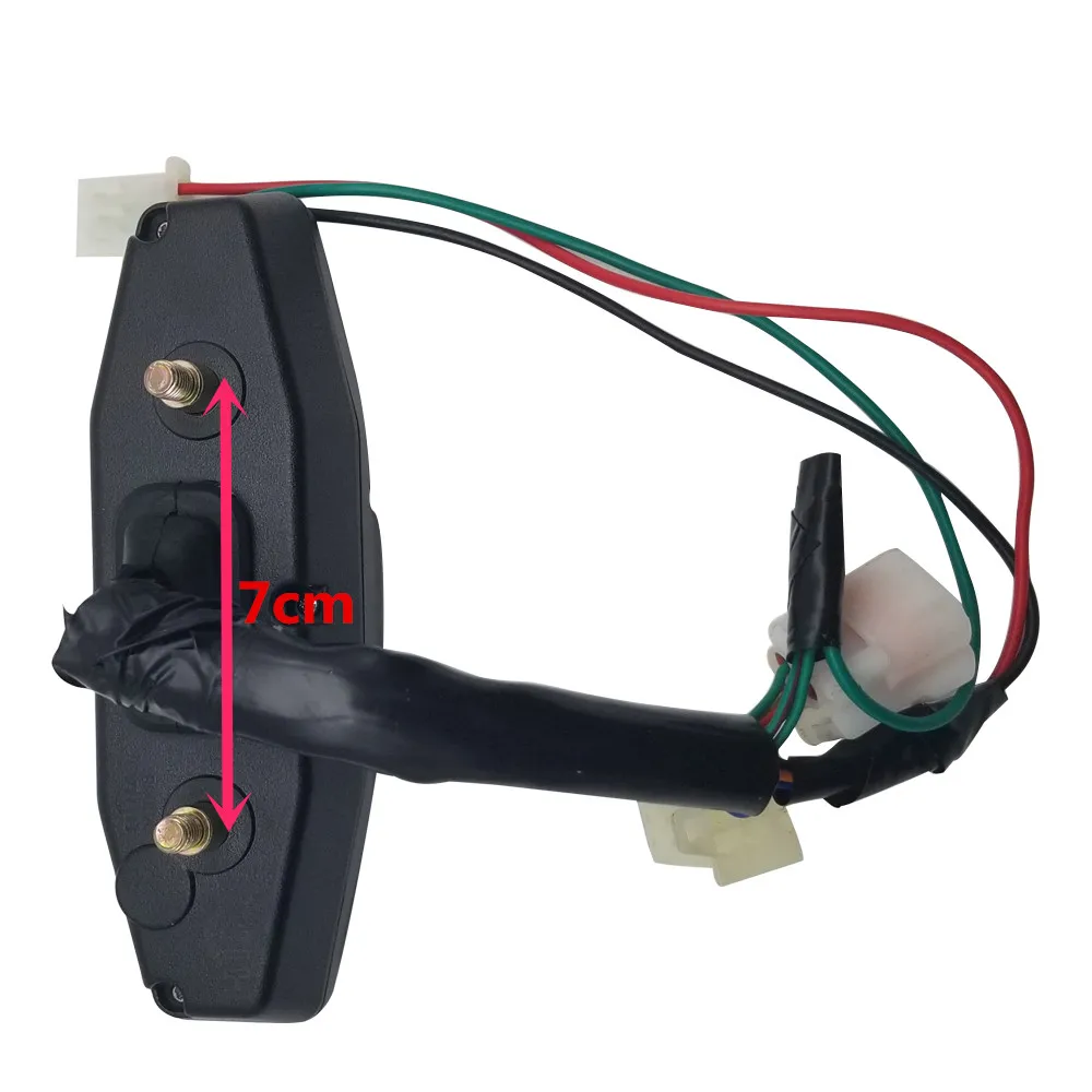 12V Mini Universal RPM Motorcycle Meter Speedometer Digital Electric Injection Instrument for Russian KR200