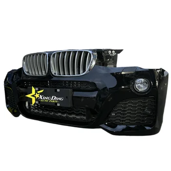 14-17 High quality headlights for  BMW X3 F25 Complete front bumper with grille bumper body kit