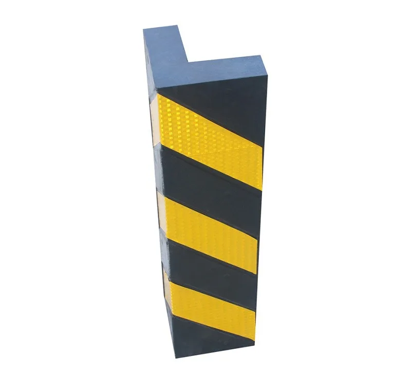 600*150*50mm Roadway Products Parking Garage Edge Safety Corner Guard Wall Protector Rubber Material Corner Protector