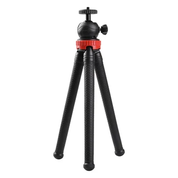 Multifunctional Mini Selfie Stick Flexible Octopus Phone Holder for Camera Tripod Live Support Video Watching Aluminium Material detail image