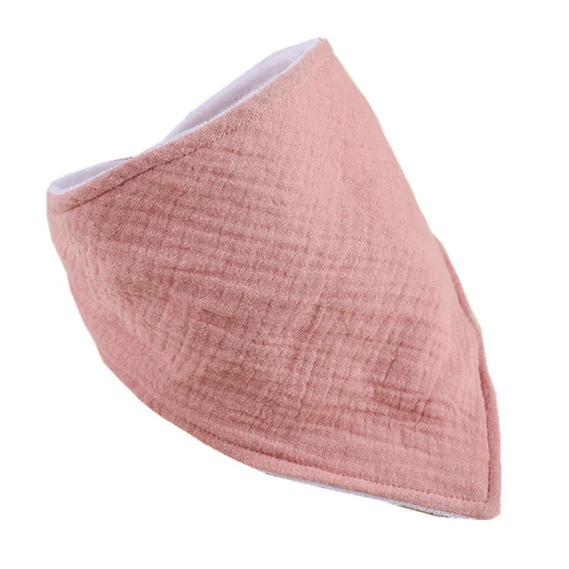 Hot Selling Baby Double-layer Cotton Gauze Drool Towel Baby Double-sided Towel Double-sided Baby Triangular Bib