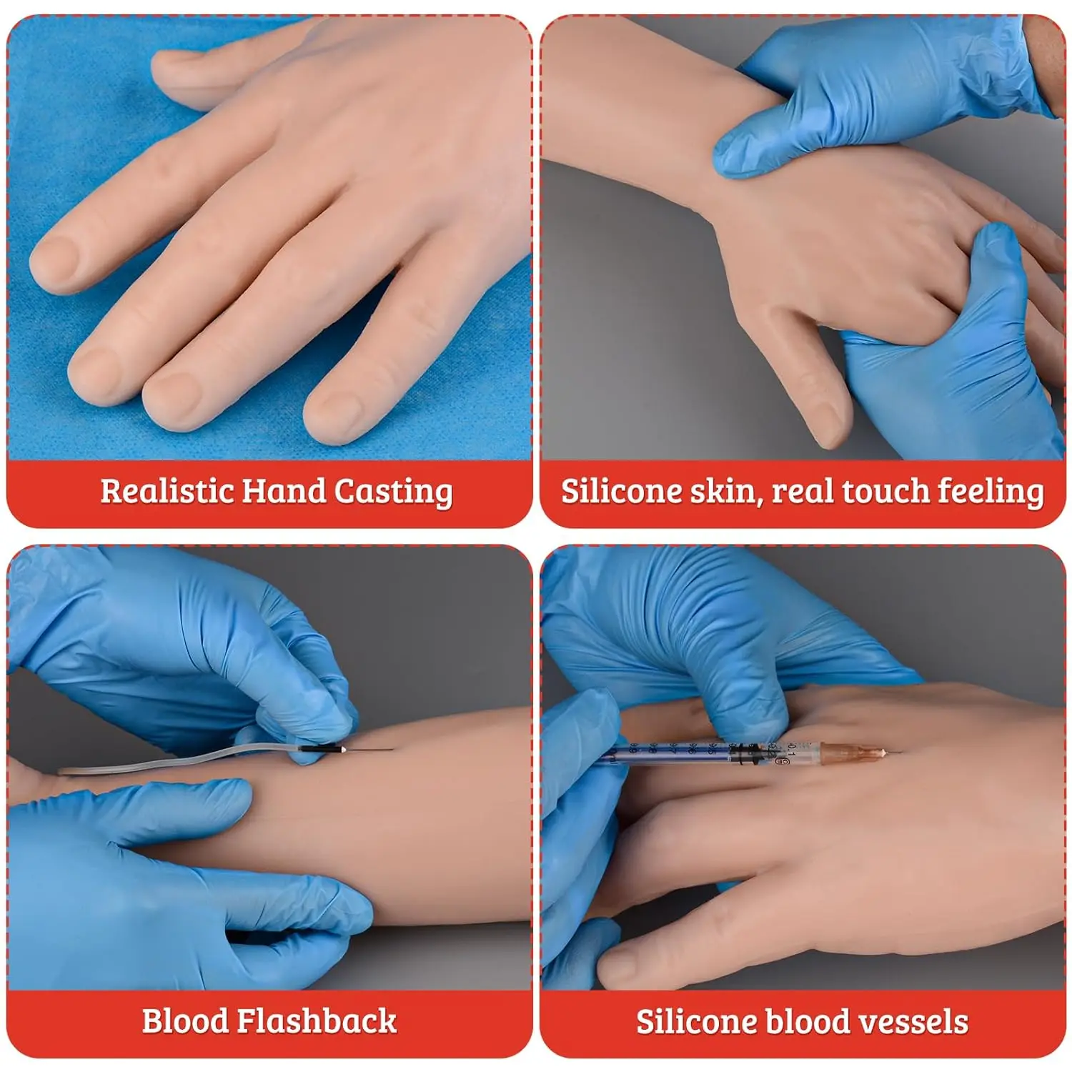 Simulation Arm Human Anatomy Hand Nursing Venipuncture Practice Model Training Models for Hospital Buttocks Injection Simulator