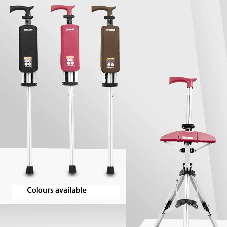 High Grade New Design Foldable Crutch Stool Multifunctional Antiskid