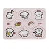 Rectangular pink puppy eight-piece set