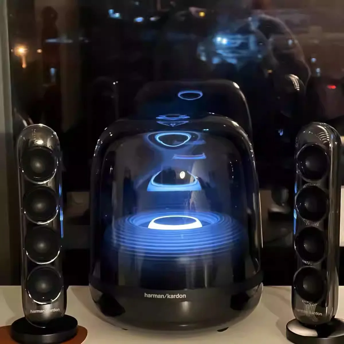 Harman/kardon SoundSticks 4 ほぼ新品 Amazon.com: Harman Kardon HK SoundSticks 4-2.1 Bluetooth
