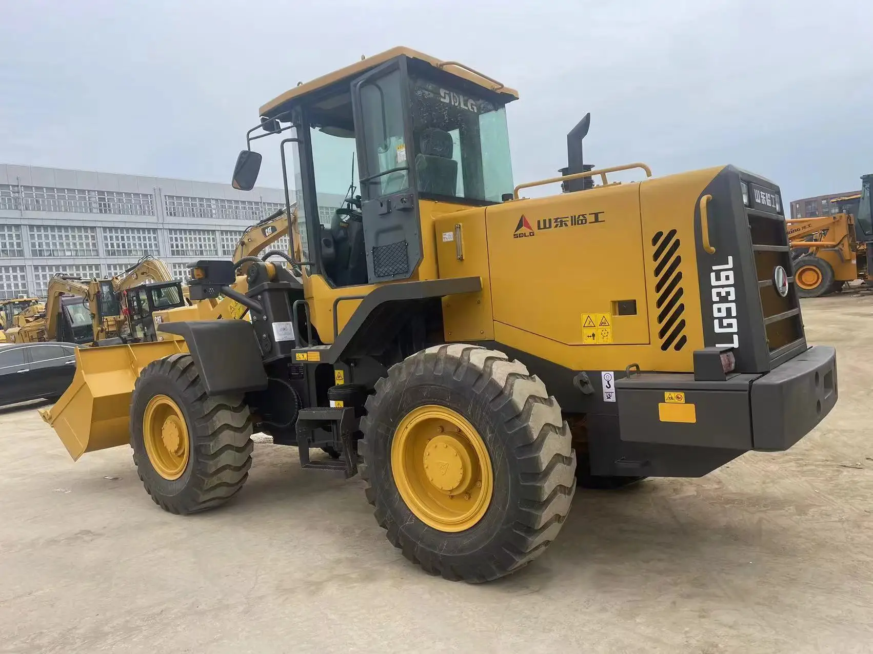 SDLG 936 936L Second Hand Loader Front End 3 Ton High Efficiency
