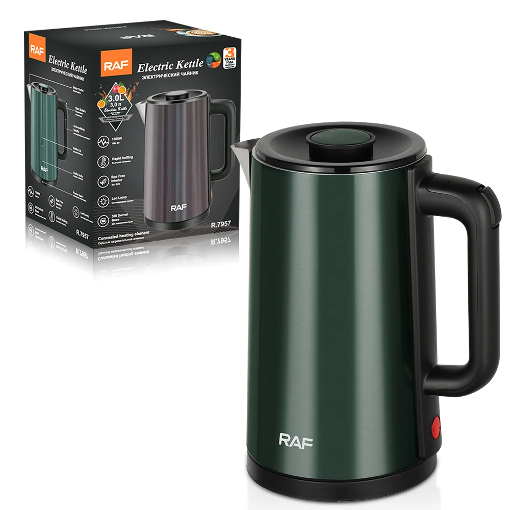 Stainless Steel Kettle 3L Electric Hot Water Boiler