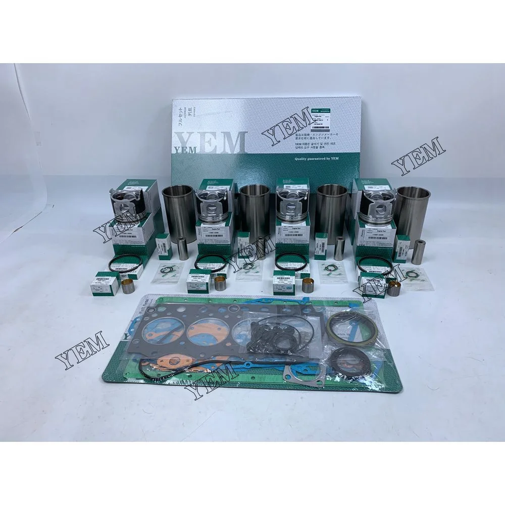 1HZ Repair Kit With Full Gasket Set Piston Rings Cylinder Liner for Toyota Diesel Engine