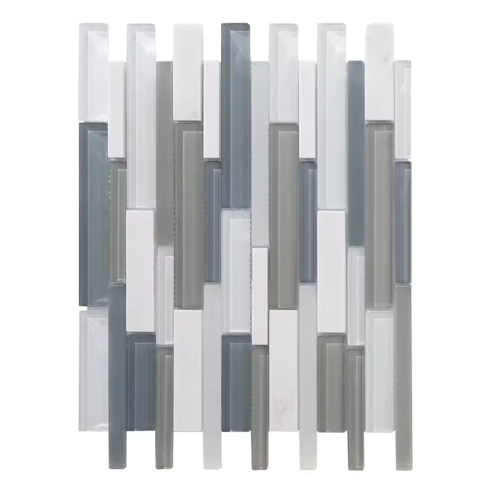 Hot Sell Modern High Quality Wholesale Mosaic Tiles Square Art Mosaic for Wall Decor Glossy Glazed Bathroom Porcelain Mosaic