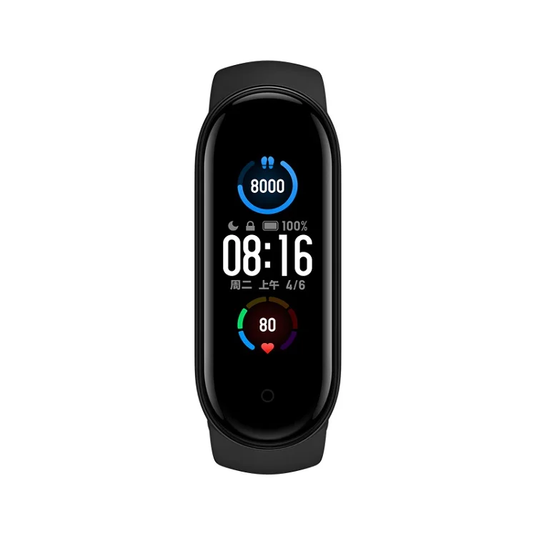 Оригинальный браслет Xiaomi Miband 5, глобальная версия, спортивный водонепроницаемый браслет, пульсометр, фитнес-часы, Xiaomi Mi Band 5