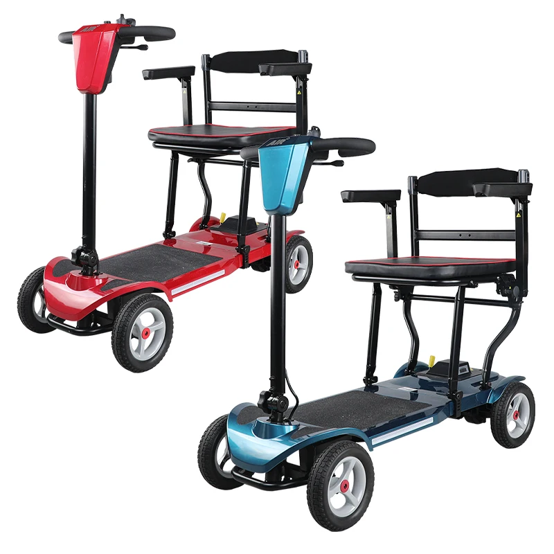 Lightest Power Scooter Elderly Mobility Scooter Magnesium 4 Wheel