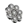 8 têtes argent