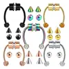 Modèle de balle Shambhala, couleurs mélangées 5 pièces
