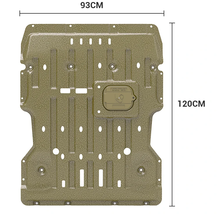 Car Exterior Accessories Aluminum Magnesium Underbody Guards Engine Plate Shield Motor Guard Cover For BYD Atto 3 Yuan Plus factory