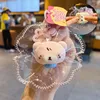 ตุ๊กตาห้อยของเล่นบีบ รูปหมีน้อย ทรงข้าวปั้น - สีชมพู