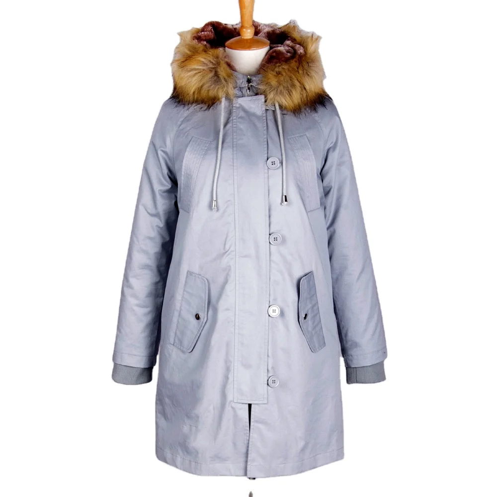 Новая коллекция, женская зимняя парка, куртка с отделкой мехом енота, капюшон, длинная стеганая куртка