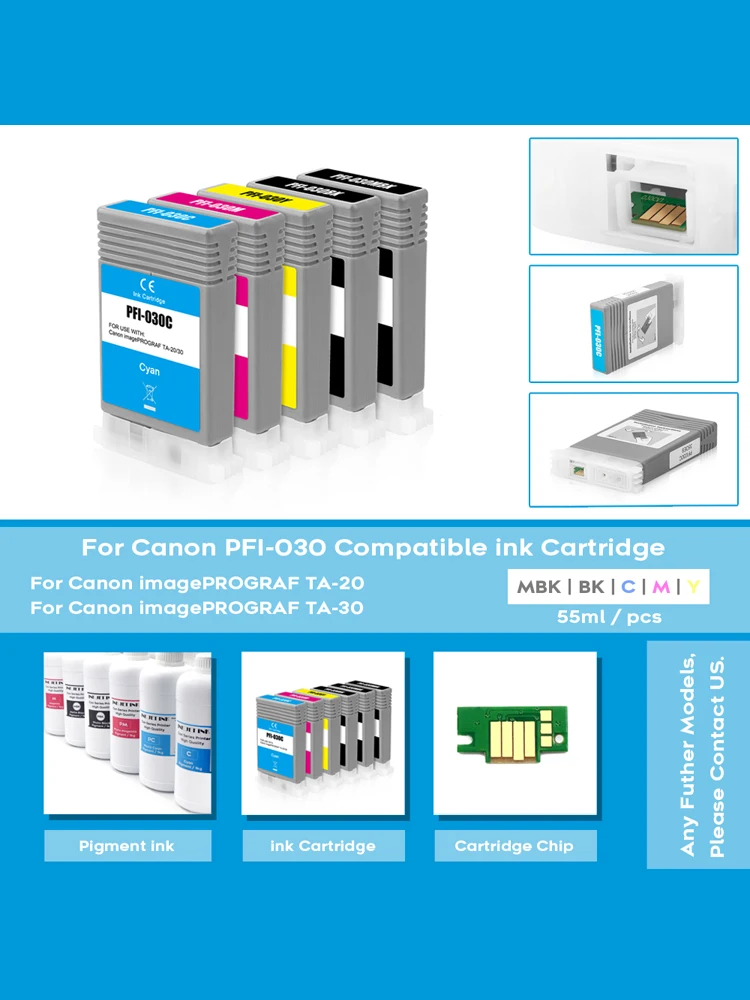 Canon PFI-030 BK MBK C Y M 5色セット キヤノン キヤノンインク