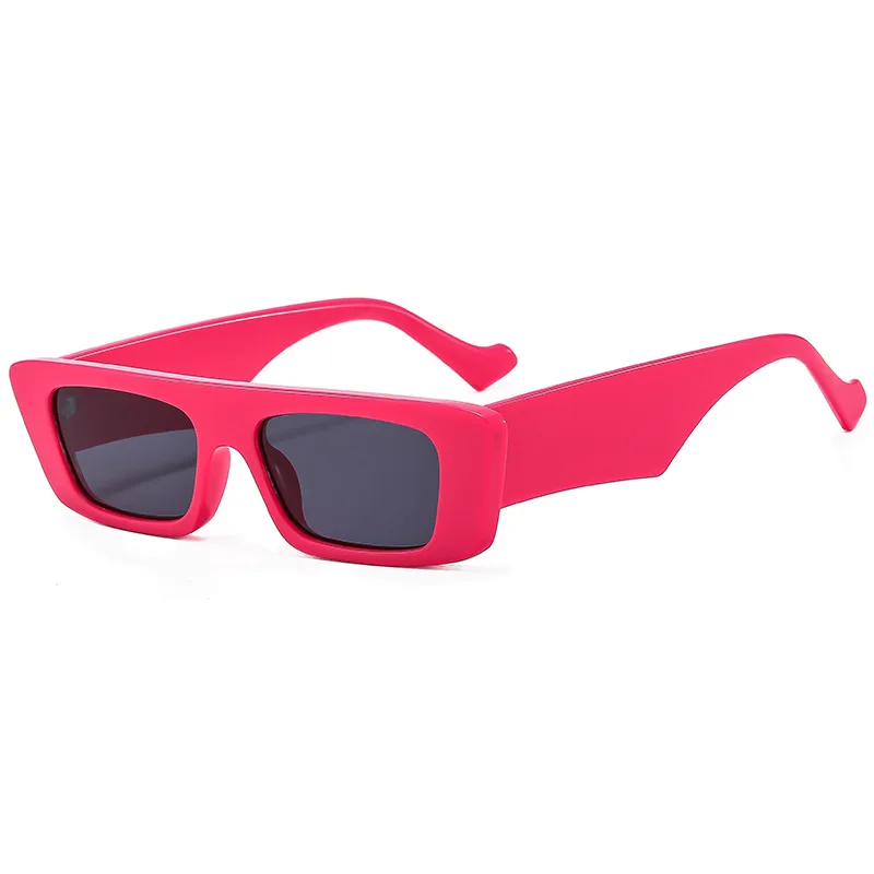 Oversized Vibrant Color unisex jelly sunglasses Customized Logo Jelly Color Square Women Fashion Sunglasses main image 2