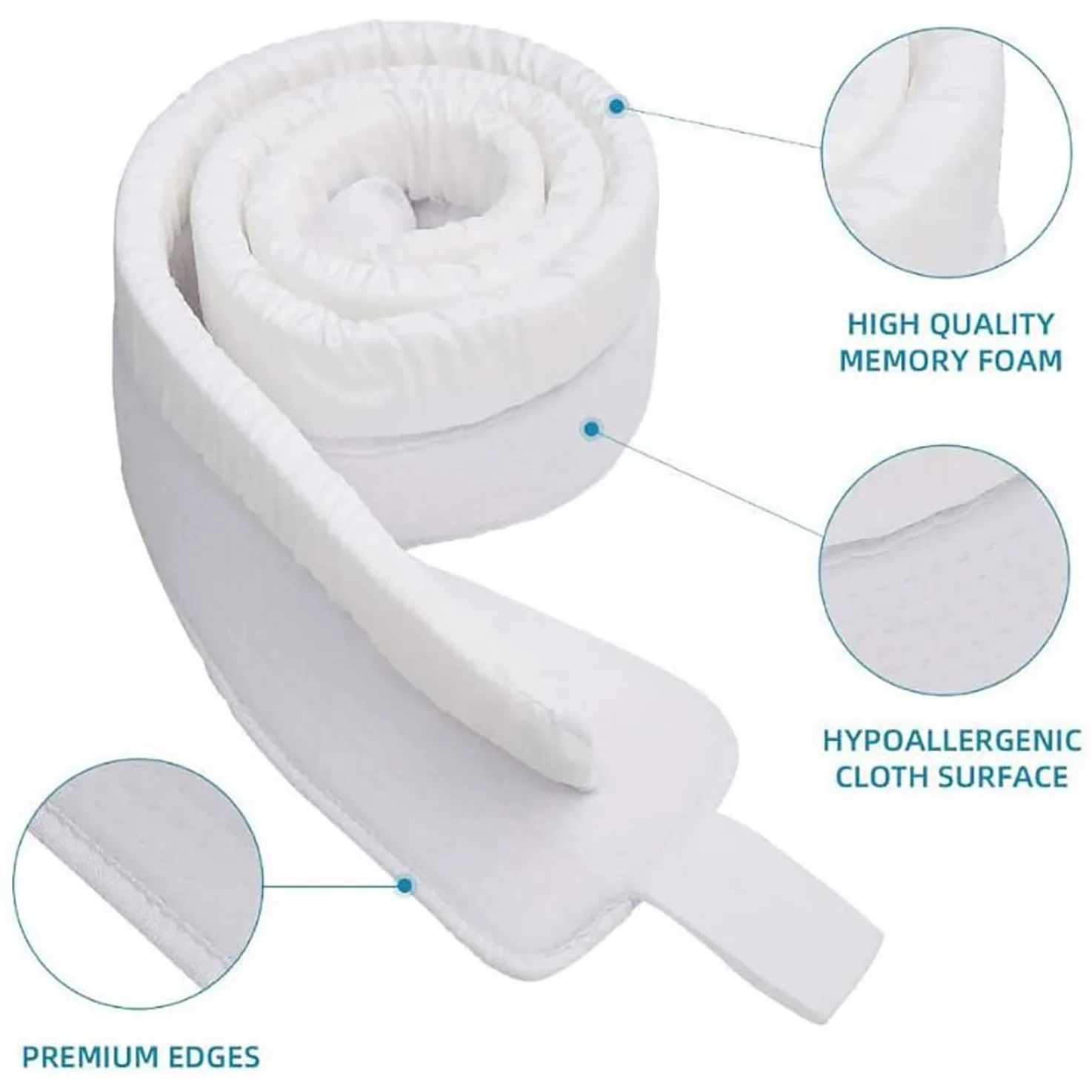 White Color Foam Bed Bridge Connector Foam Bed Mattress Bridge Bed