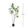 Árbol del dinero de hoja pequeña, estilo A, 120 cm (incluye maceta con base negra).
