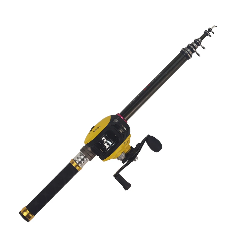 best collapsible fishing rod for salmon Sougayilang Telescopic Fishing Rod - 24 Ton Carbon Fiber Ultralight Pole  for Bass Salmon Trout Fishing