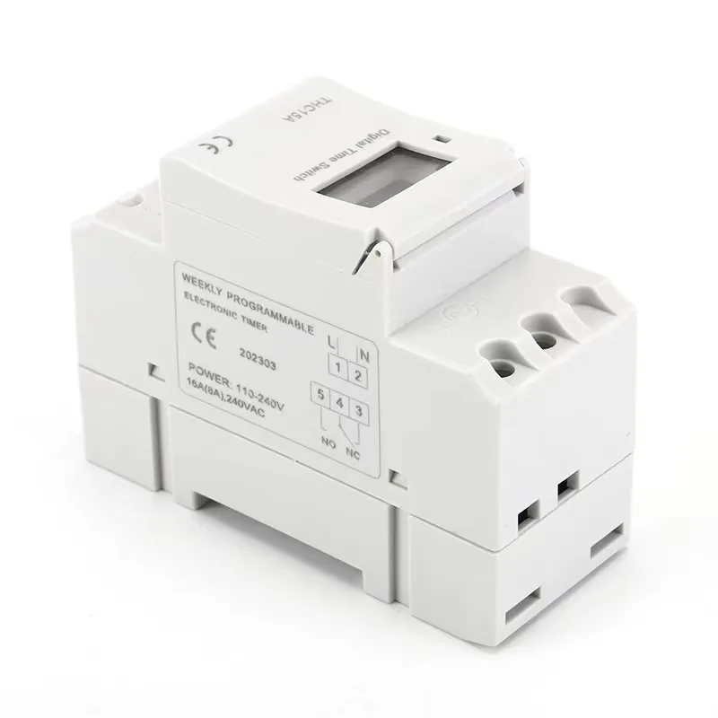 THC15A Digital Timer Switch 220V Automatic Street Lamp & Water Pump Control Timing Switch