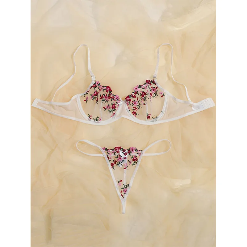 High Quality Hot Selling Womens Sexy Underwear Lingerie Sexy Bra & Brief  Sets Low MOQ